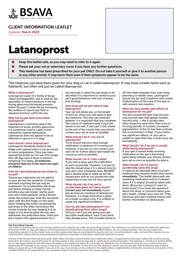 Latanoprost