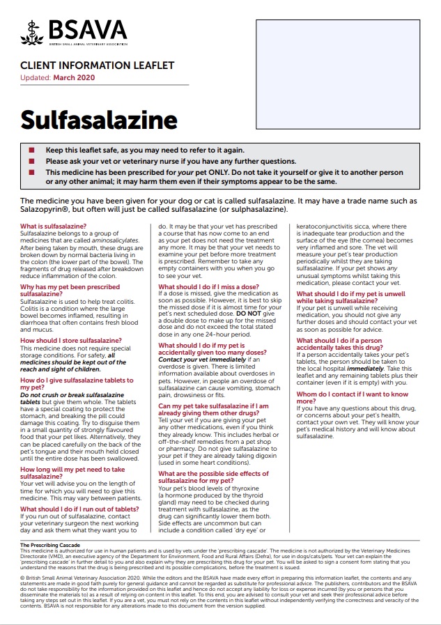 Sulfasalazine